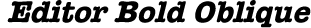 θ_ʸ10 Editor Bold Oblique